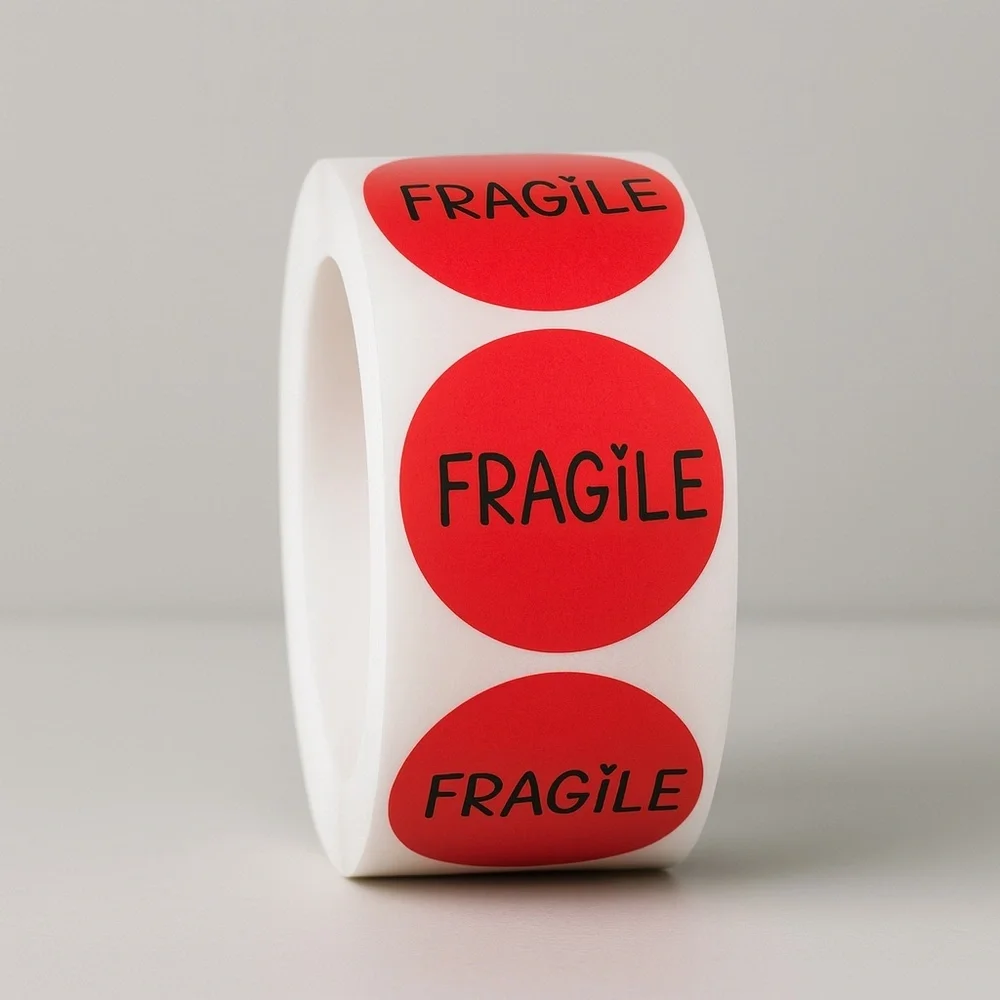 Fragile Packaging Labels 1 inch – 500 stickers labels